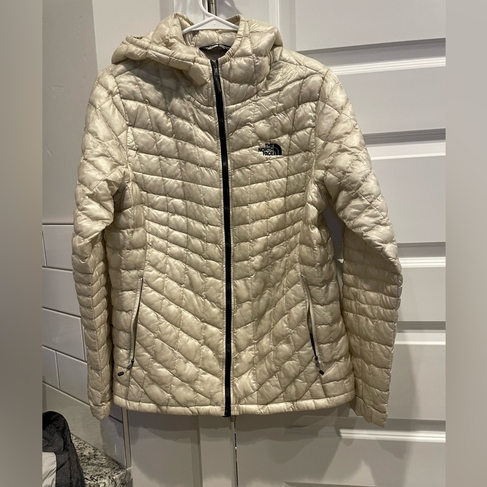 The North face down hooded jacket